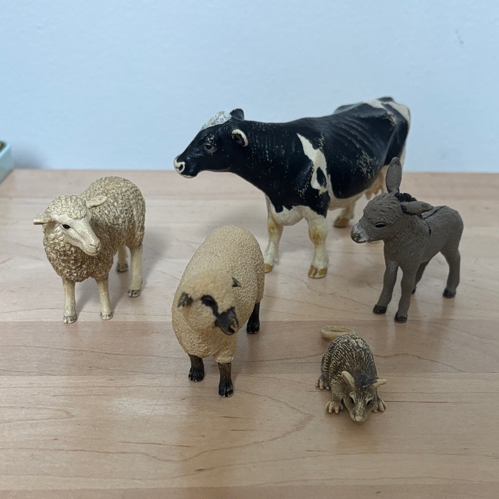 Schleich Farm Animal Figurine Set
